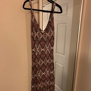 Patterned Maxi Dress